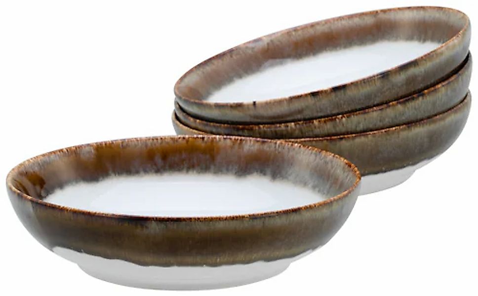 CreaTable Schale »Cascade, Poke Bowl 22,5 cm 4-tlg« 4 Stk. aus Steinzeug Re günstig online kaufen