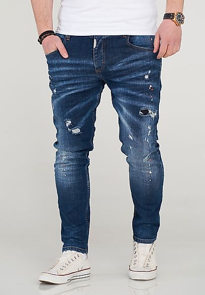 behype Slim-fit-Jeans "ELEAN", mit lässigen Used-Elementen günstig online kaufen