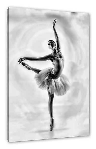 Pixxprint Leinwandbild Ästhetische Ballerina, Ästhetische Ballerina (1 St), günstig online kaufen
