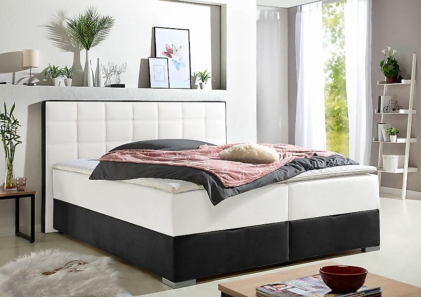 Maintal Boxspringbett mit Bettkasten und Topper günstig online kaufen