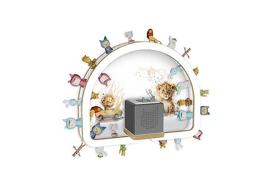 Holzura Kinderregal Tonie Regal Regenbogen mit magnetischem Rahmen für Toni günstig online kaufen