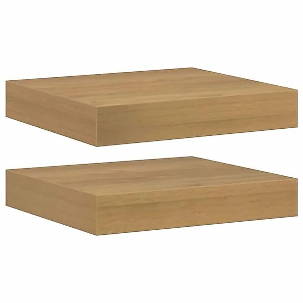 vidaXL Wandregal 2 Stk Braun 23 x 23,5 x 4 cm Holzwerkstoff 42019939 günstig online kaufen