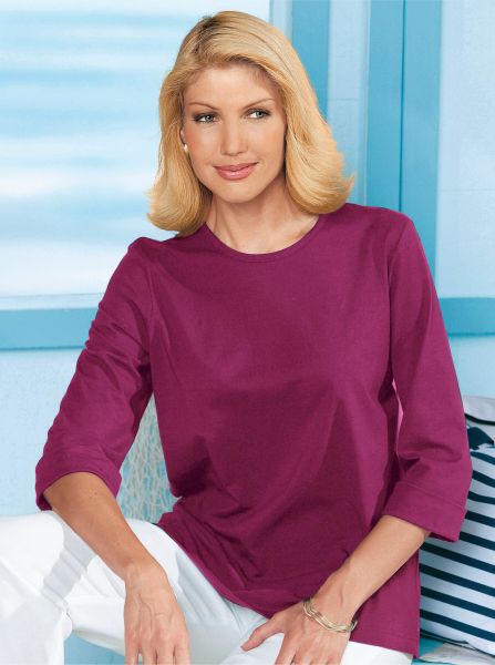 Classic Basics Rundhalsshirt "Shirt" 1 Stk. tlg. günstig online kaufen