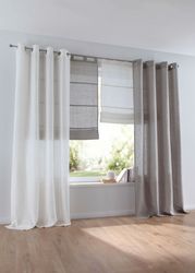 Kutti Vorhang "Metis Leinen" Ösen 1 Stk. tlg. blickdicht, natürliche Leinen günstig online kaufen