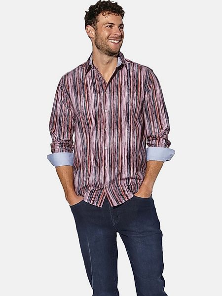 Babista Langarmhemd URSILESTI mit mehrfarbigen Längsstreifen günstig online kaufen