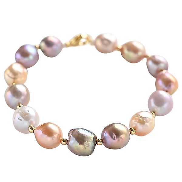ROUGEMONT Perlenarmband Handgefertigtes Perlenarmband Süßwasserperlen Armba günstig online kaufen