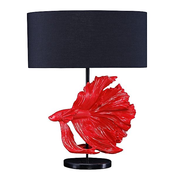 riess-ambiente Tischleuchte CROWNTAIL 65cm schwarz / günstig online kaufen