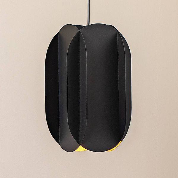 Hängeleuchte Corner, schwarz, Höhe 35 cm, Metall, E27 günstig online kaufen