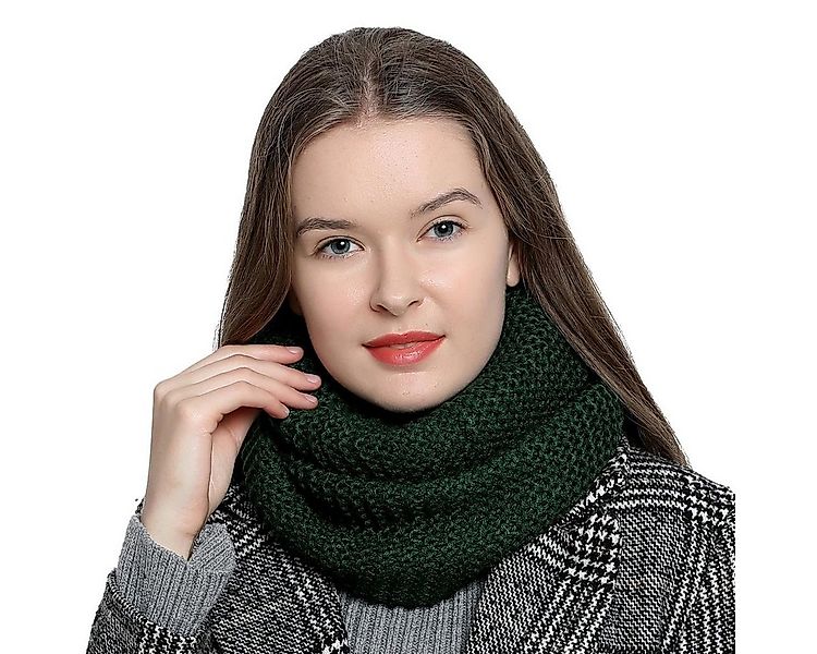 DonDon Schal Damen Winterschal Rundschal Schal, (1-St), Schlauchschal, warm günstig online kaufen