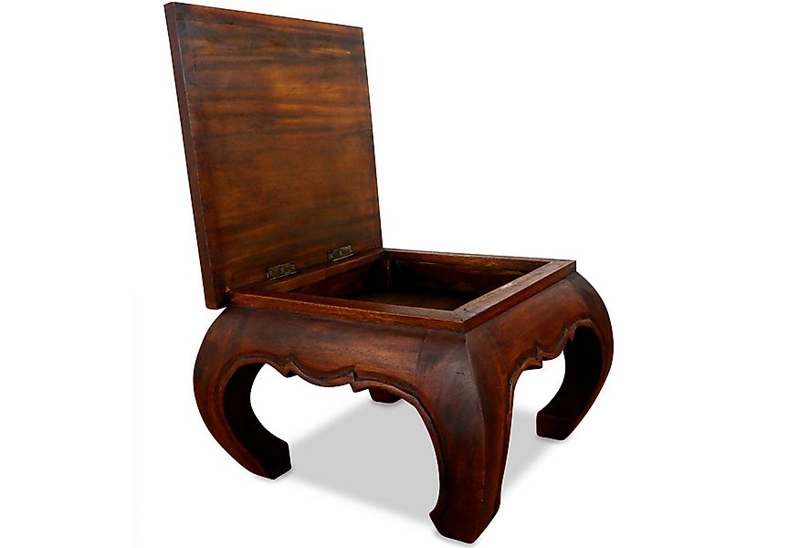 livasia Opiumtisch Couchtisch mit Stauraum, klappbar, Akazienholz, Handarbe günstig online kaufen