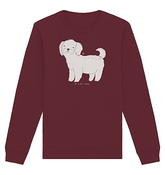 Mr. & Mrs. Panda Longpullover Malteser Moment Größe M - Burgundy - Geschenk günstig online kaufen
