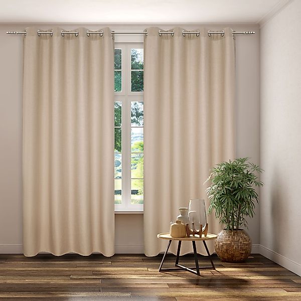 Kutti Vorhang "Dimout" Ösen 1 Stk. tlg. Verdunkelung, Thermo, isolierend, e günstig online kaufen