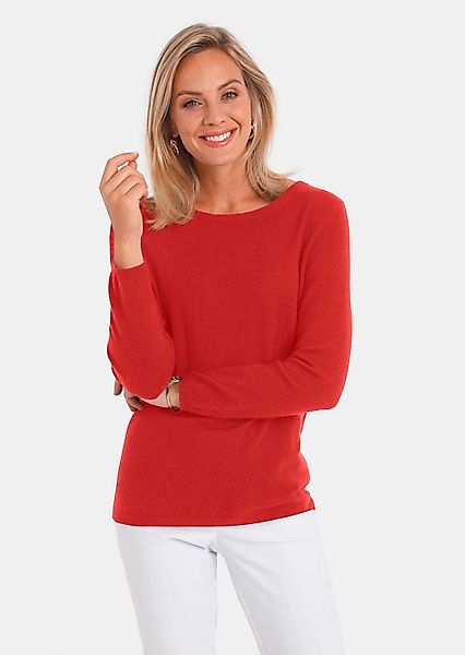GOLDNER Strickpullover Kurzgröße: Kaschmirpullover mit U-Boot günstig online kaufen