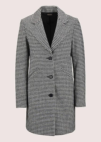 MADELEINE Langmantel "Mantel Mantel mit Hahnentritt-Muster" günstig online kaufen