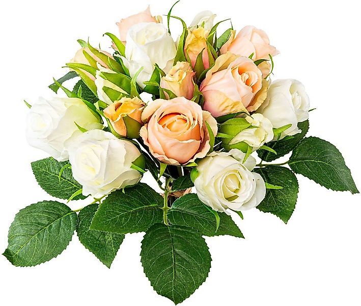 Kunstblumenstrauß Rosenbouquet Bouquet, Creativ green, Höhe 29 cm günstig online kaufen