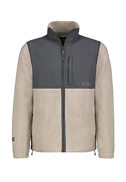 SUBLEVEL Fleecejacke Herren Teddyfleecejacke mit Brusttasche und Stehkr Fle günstig online kaufen