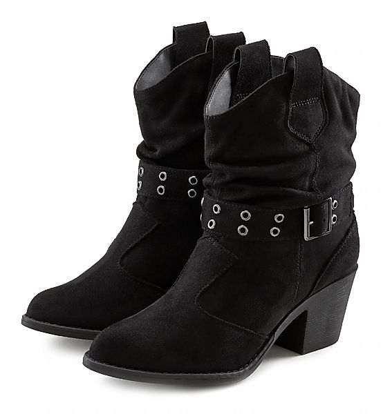 LASCANA Cowboy Stiefelette "Sommerstiefelette" Cowboy Boots, Western Stiefe günstig online kaufen