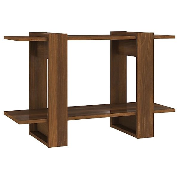 vidaXL Bücherregal Bücherregal/Raumteiler Braun Eichen-Optik 80x30x51 günstig online kaufen