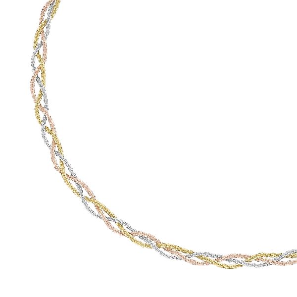 Smart Jewel Collier "geflochten, 3-reihig, Silber 925" günstig online kaufen
