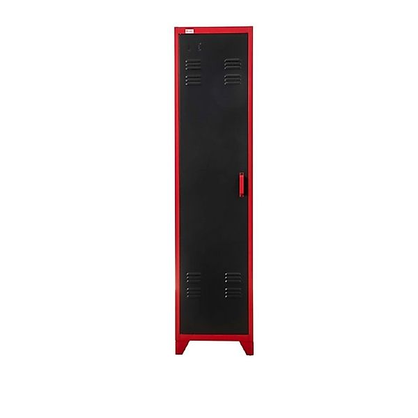 Jet-Line Spind/Stahlschrank Petrow im Industrie Design Anthrazit-Rot 43 x 5 günstig online kaufen
