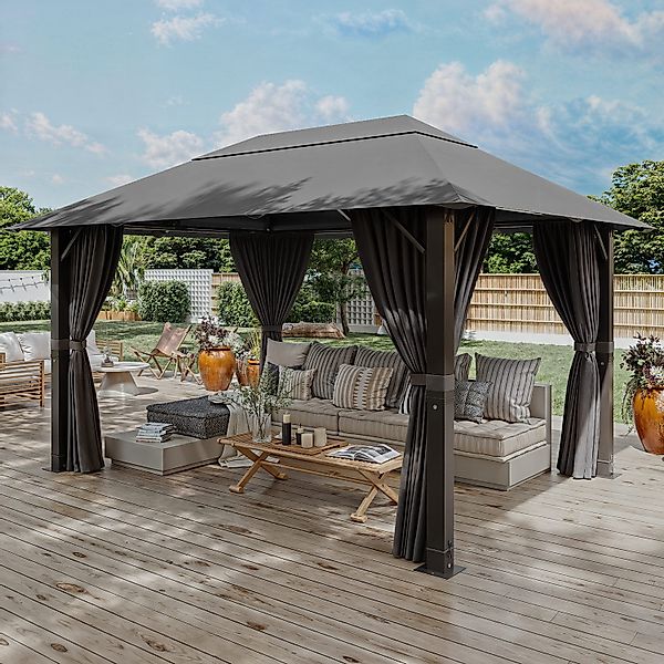 HOMALL Pavillon Gazebo 3*3/3/4M wasserdichtes Gartenzelt günstig online kaufen