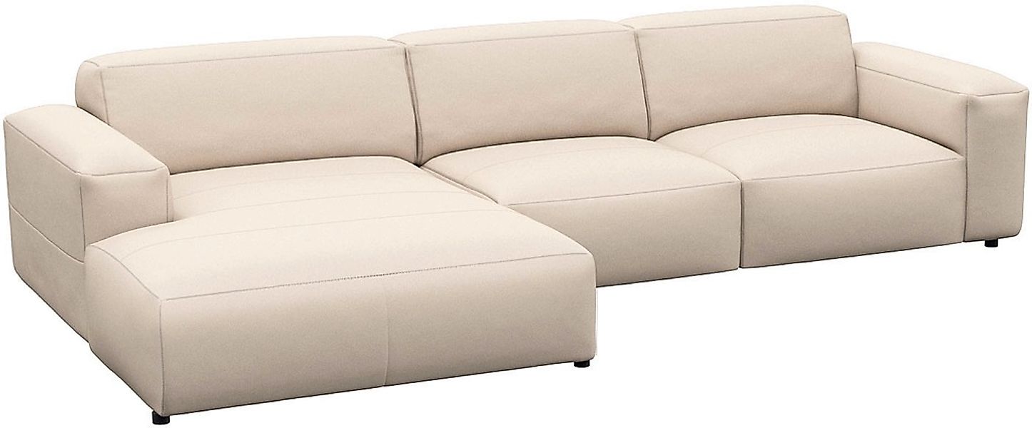 FLEXLUX Ecksofa »Lucera bequem und komfortabel durch hochwertigen Sitzaufba günstig online kaufen