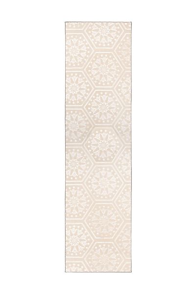 Qiyano Teppich Kurzflorteppich Mohala 100 Beige günstig online kaufen