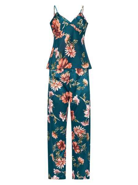 Orchibelle Capri-Pyjama Loungewear mit zartem Blumendruck günstig online kaufen