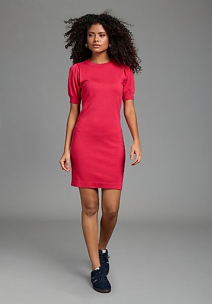 Laura Scott Strickkleid mit femininen Volumenärmeln, mit Halbarm günstig online kaufen