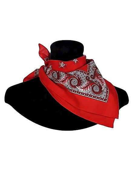 thetru Cowboy-Kostüm Bandana rot, Angenehmes Baumwoll-Halstuch für Wildwest günstig online kaufen
