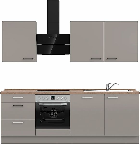 nobilia Küchenzeile ""Laser II", Ausrichtung wählbar, Breite 240 cm" vormon günstig online kaufen