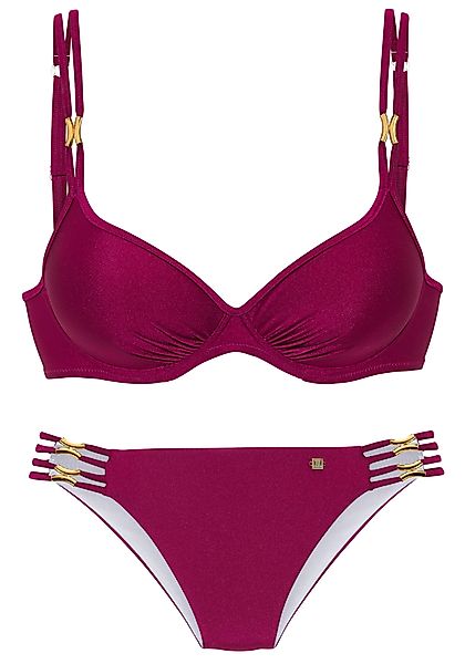 JETTE Bügel-Bikini Giulia mit goldfarbener Glanzbeschichtung günstig online kaufen