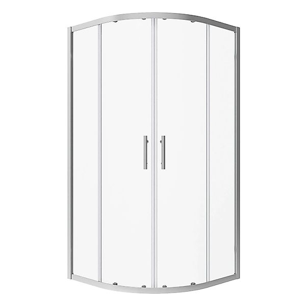 Aquabatos Viertelkreis-Duschkabine Runddusche 6 mm ESG Sicherheitsglas Dusc günstig online kaufen
