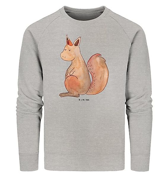Mr. & Mrs. Panda Longpullover Einhorn Glauben Größe M - Heather Grey - Gesc günstig online kaufen