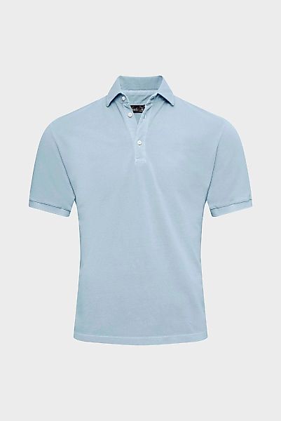 Garment dyed Piqué Poloshirt günstig online kaufen