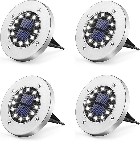 RWEUOQ LED Solarleuchte Solar Bodenleuchten Aussen, günstig online kaufen