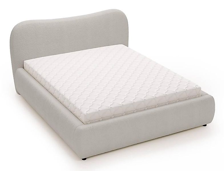 NADUVI Collection | Lavelle Bettgestell Bouclé mit Stauraum günstig online kaufen