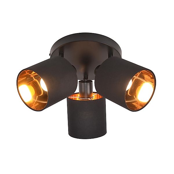 Nettlife Deckenstrahler Vintage Schwarz E14 1/2/3/4 günstig online kaufen