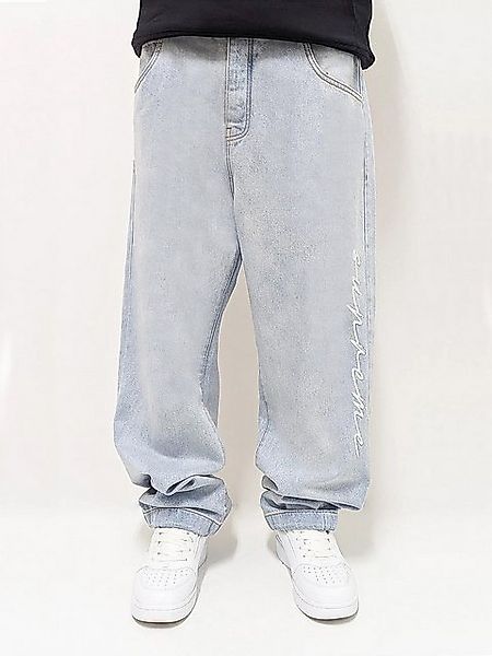 DADA Supreme Regular-fit-Jeans Baggy Pants Supreme Fit Jeans mit Logo-Stitc günstig online kaufen
