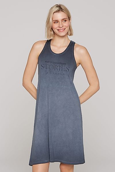 SOCCX Trägerkleid, mit Glitzerstein-Wording günstig online kaufen
