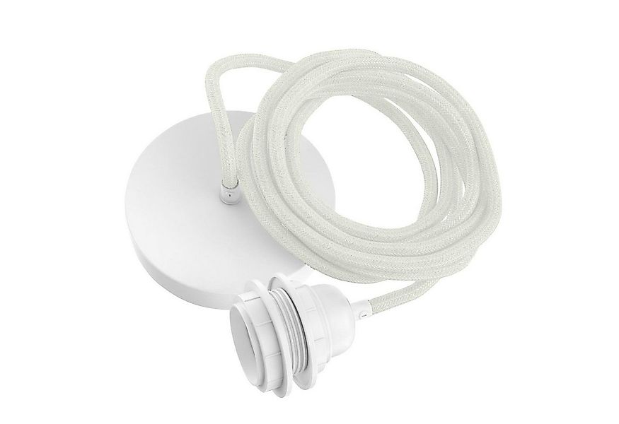 Hoopzi Pendelleuchte Hang 1 Pendelleuchte 2,5m Textilkabel 1 X E27 Fassung günstig online kaufen