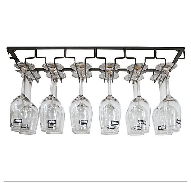 JEOBEST Weinregal Weinglashalter unter dem Schrank, 6 Reihige Weinglashalte günstig online kaufen