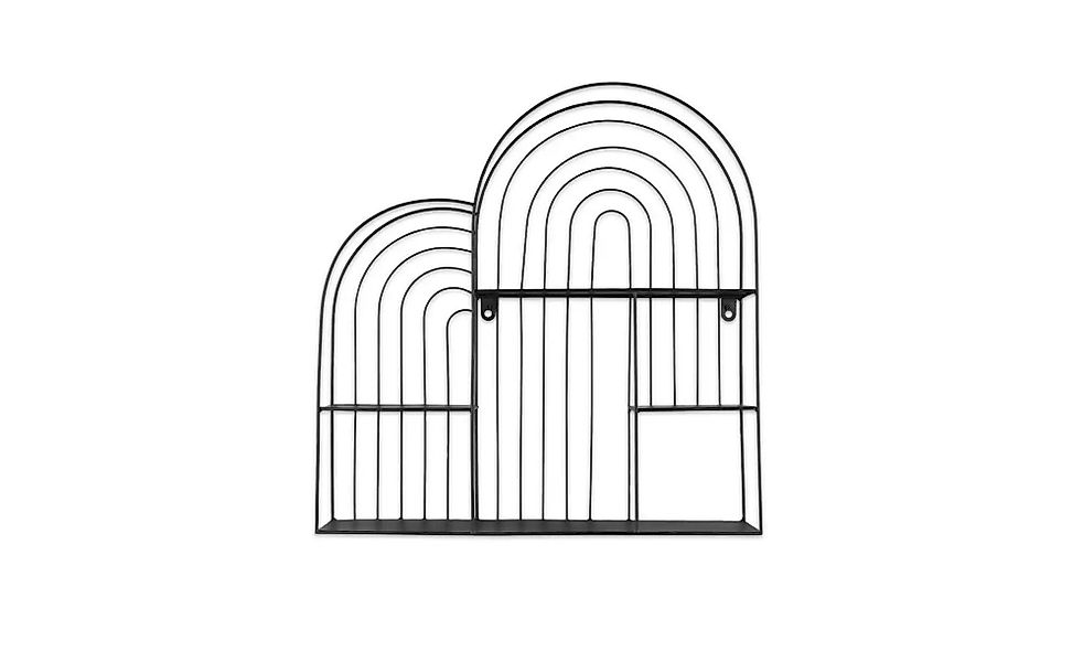 MIRRORS AND MORE Wandregal "Ivanka" 1 Stk. tlg. Dekoratives Regal günstig online kaufen