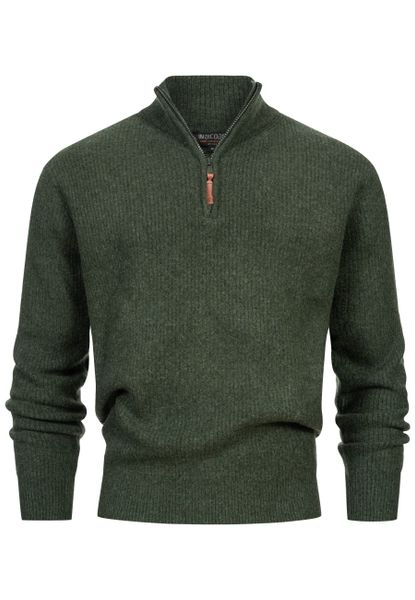 Indicode Strickpullover INPeace Half Zip mit günstig online kaufen