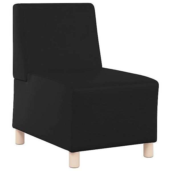 vidaXL Sofa Sessel Schwarz 55 cm Kunstleder günstig online kaufen