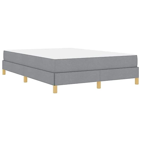 vidaXL Boxspringbett Hellgrau 160 x 200 cm Stoff 3398577 günstig online kaufen