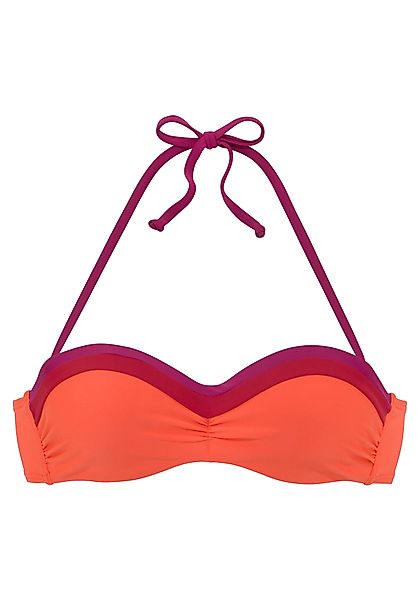 s.Oliver Bügel-Bandeau-Bikini-Top Yella, mit kontrastfarbenen Details günstig online kaufen