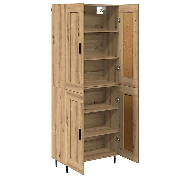 vidaXL Highboard Highboard 2 pcs Artisan-Eiche Holzwerkstoff (2 St) günstig online kaufen