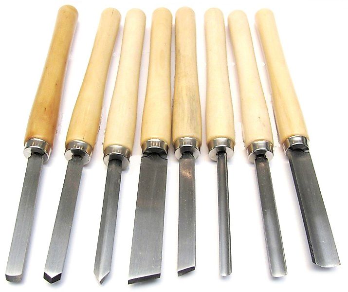 myMAW Drechselbank Drechselmesser Set 8-tlg. Drechselbeitel günstig online kaufen