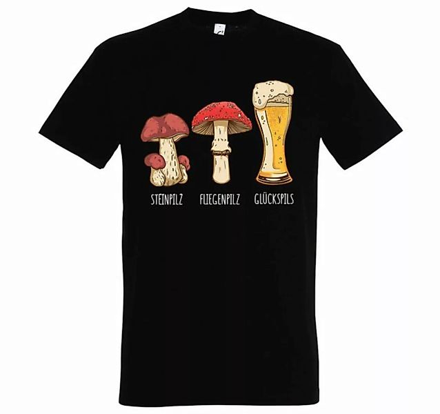Youth Designz Print-Shirt Herren T-Shirt Glückspils mit lustigem Logo Aufdr günstig online kaufen